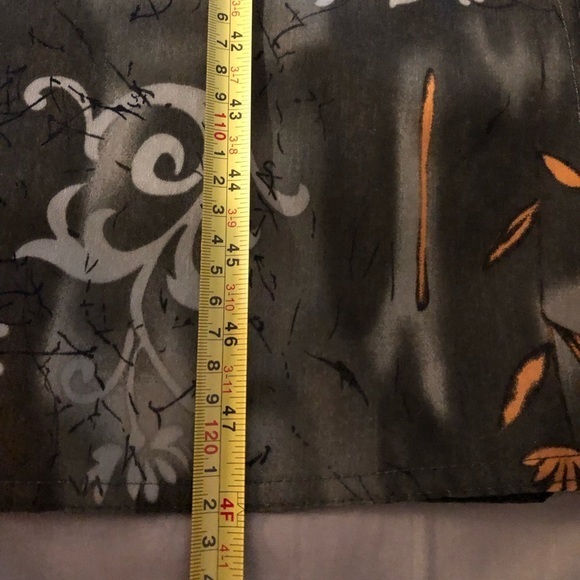 Elegant Sleeveless Maxi Dress - Black and Orange Size Medium Made In U.S.A - Picture 10 of 11